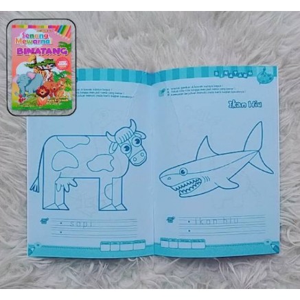 Buku Anak Senang Mewarnai - Buku Latihan Mewarnai untuk Anak Edisi Khusus Terbaru