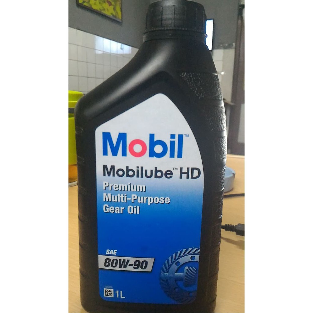 Oli Mobil 1 SAE 80W90 GL5 utk manual dan gardan kemasan literan