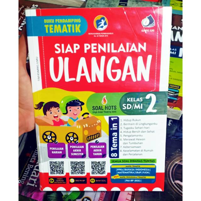 Buku Pendamping Tematik Siap Penilaian Ulangan Kelas 2 Sd Mi Soal Hots Shopee Indonesia