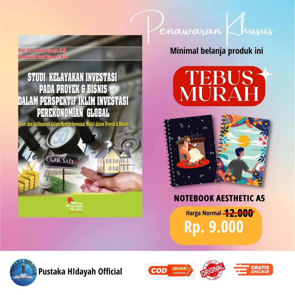 Jual Buku Studi Kelayakan Investasi Pada Proyek Dan Bisnis - Dadjim ...