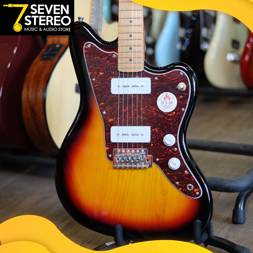 Bacchus BJM-1RSM BJM1RSM Jazzmaster 3 Tone Sunburst Roasted Maple Neck