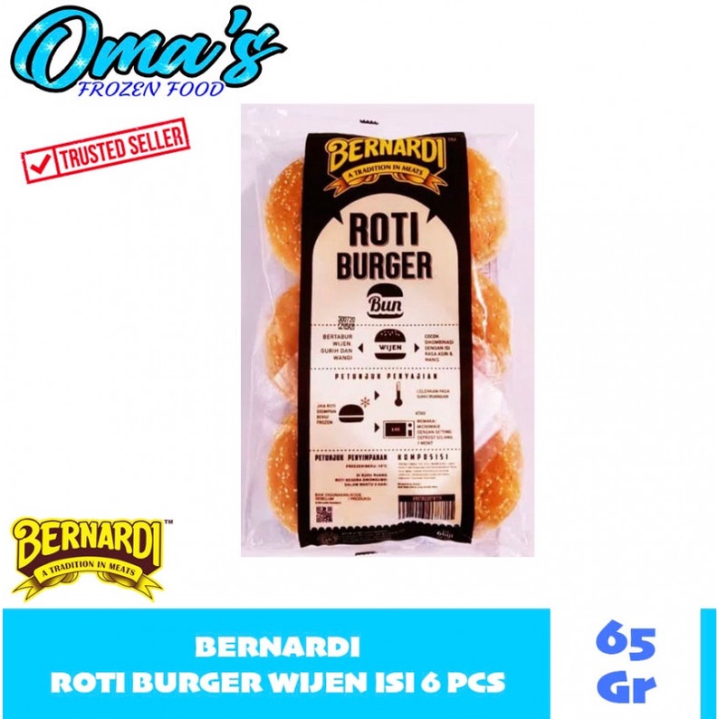 

BERNARDI ROTI BURGER WIJEN ISI 6 PCS