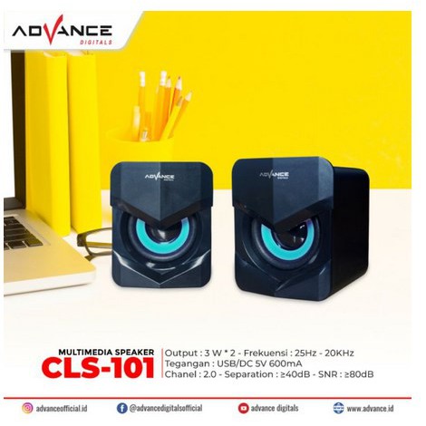 SPEAKER KOMPUTER PC / LAPTOP / NOTEBOOK / SPEAKER USB MINI MURAH ADVANCE DUO EYOTA S1 CLS 102 101