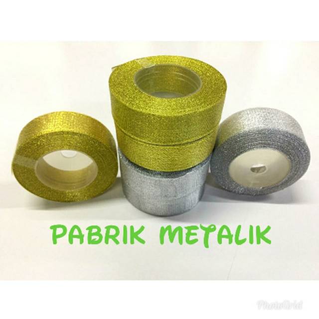 

Pita Emas & Silver 1 inchi / Lebar 2,5 cm Grosir
