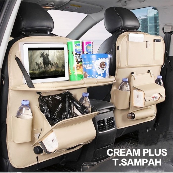 Carzo Smart Seat Car Seat Organizer Tas Belakang Jok Mobil Tanpa Meja