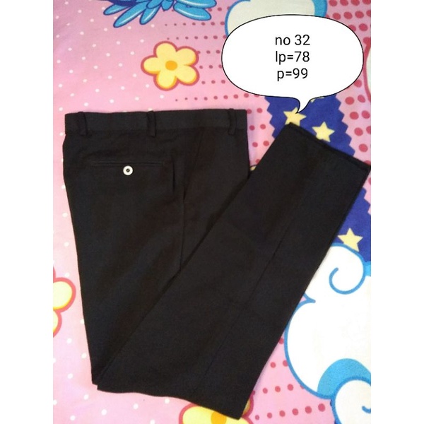 celana pria slim fit no 32 PL