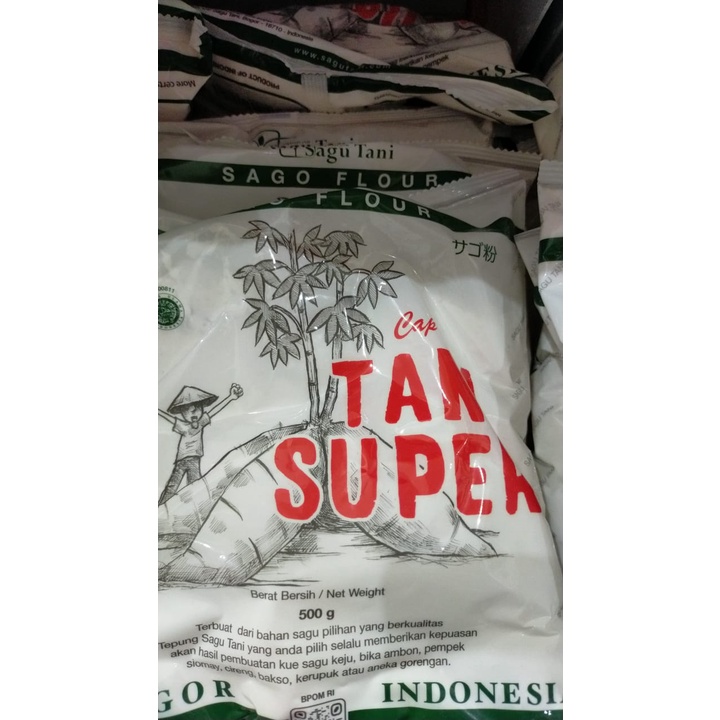 500gr Sagu Tani Super - tepung sagu - tani sagu