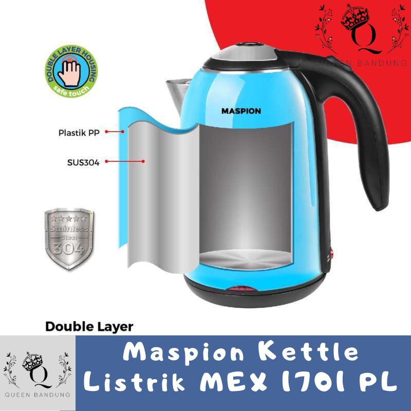 Maspion Kettle Electric MEX 1701 PL