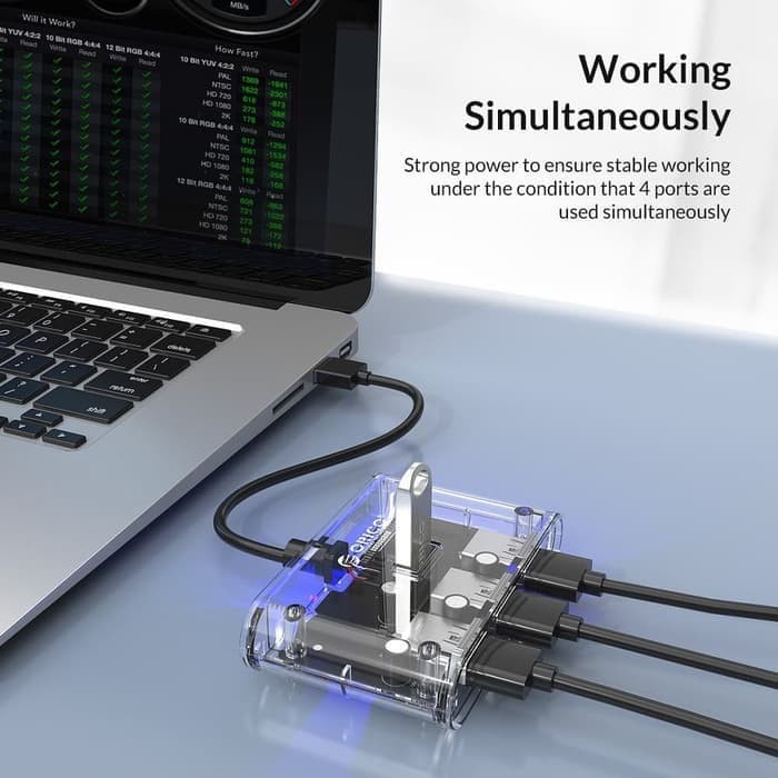 ORICO LV1U3-4A 4-port USB3.0 Hub