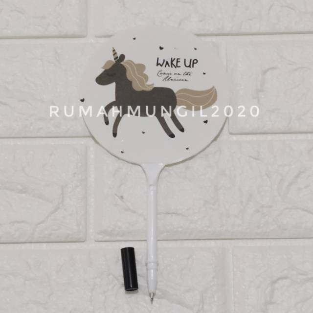 

Pulpen Kipas Unicorn Pen Pena Bolpoin Ballpoint Karakter Lucu Unik