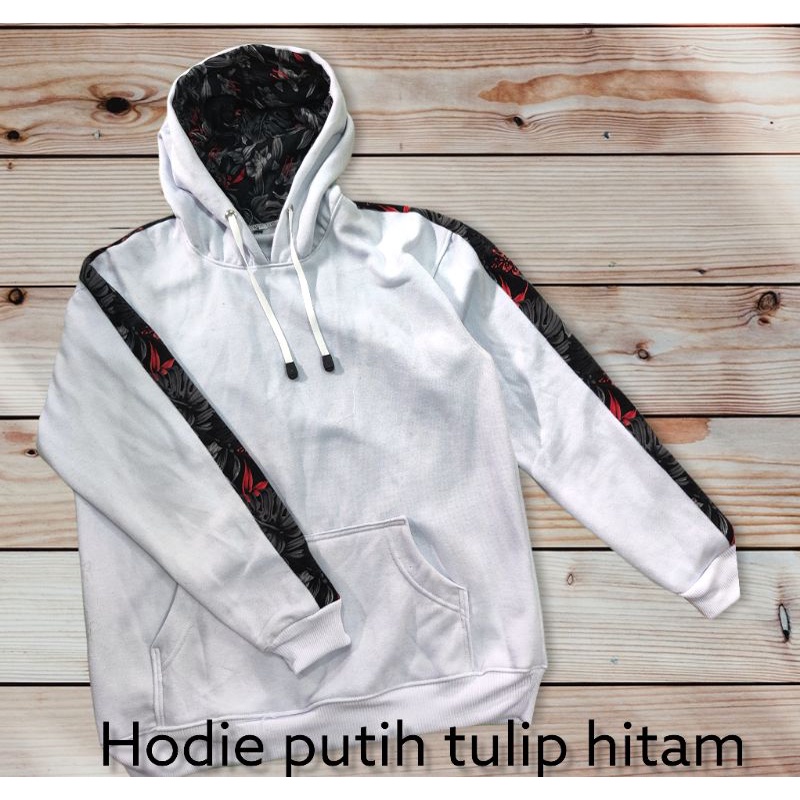 Hoodie kombinasi tulip flece