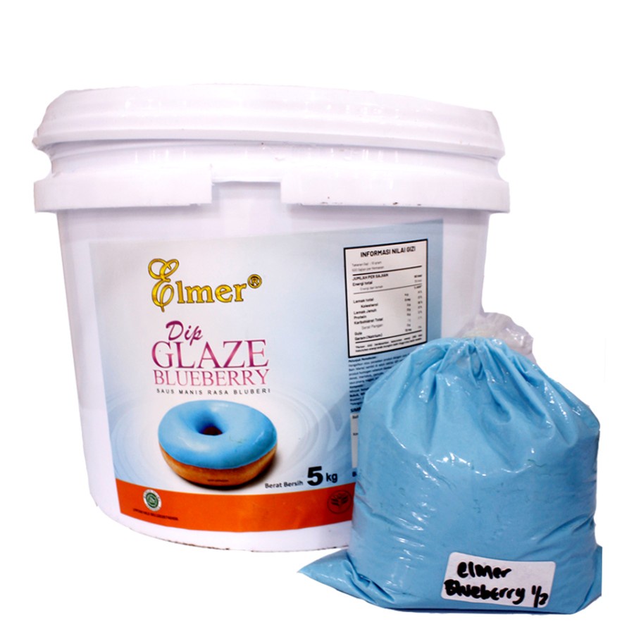 

Elmer Dipping Glaze Blueberry Eceran/ Coklat Topping 1 Kg ,500G, 250 g - 250 Gr