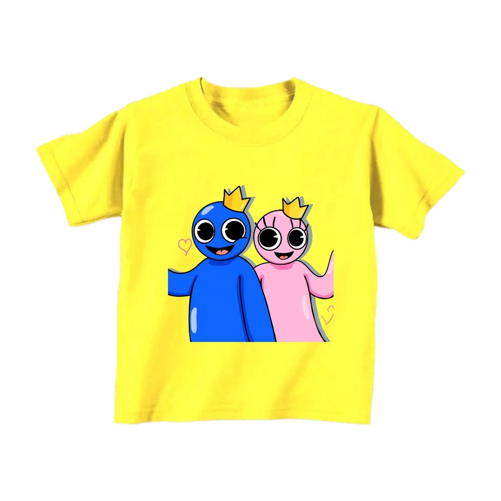 KAOS BAJU ANAK RAINBOW FRIEND UNTUK ANAK 1-10 TAHUN BISA COD