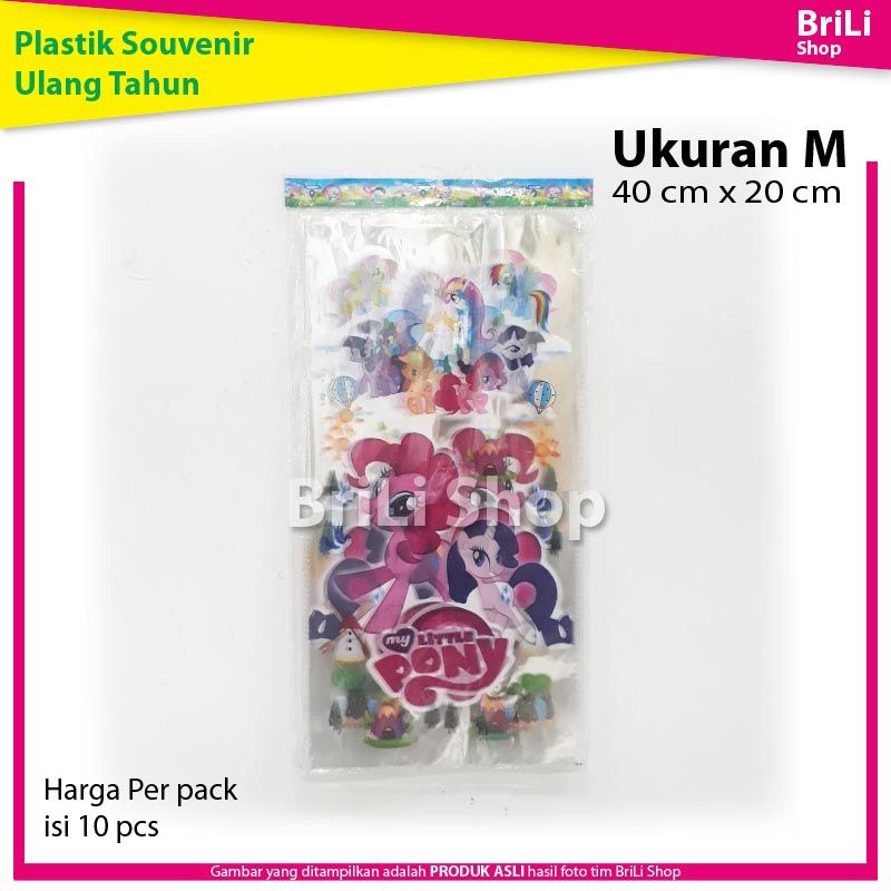 

Plastik Snack Souvenir Ultah My Little Pony Sovenir Ulang Tahun Kuda Poni Ukuran M Sedang