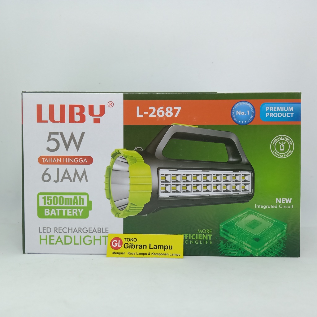 Senter LED Emergency - Luby Charger