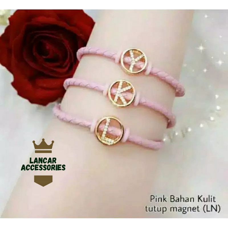 Gelang Tali Wanita Inisial Huruf Liontin Xuping Untuk Anak Dan Dewasa Nama Couple Pasangan