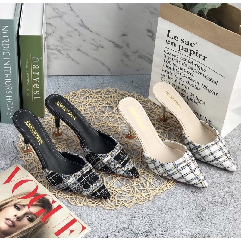 Heels M83 sepatu sendal wanita import realpict