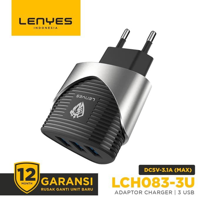 Lenyes LCH0833U Adapter 3 Port USB 3.1A