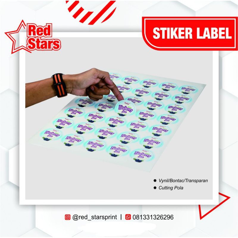 

Stiker label Chromo / Bontac / bontak (Print and Cut)