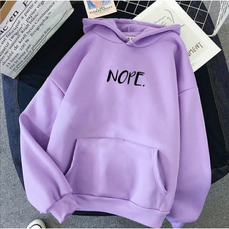 S - XXXXXL(6XL) Sweater NOPE BIGSIZE OVERSIZE / Jaket Hoodie Not Today Jumbo Pria Wanita Crewneck Oblong Distro 5XL 4XL 3XL 2XL XL L M