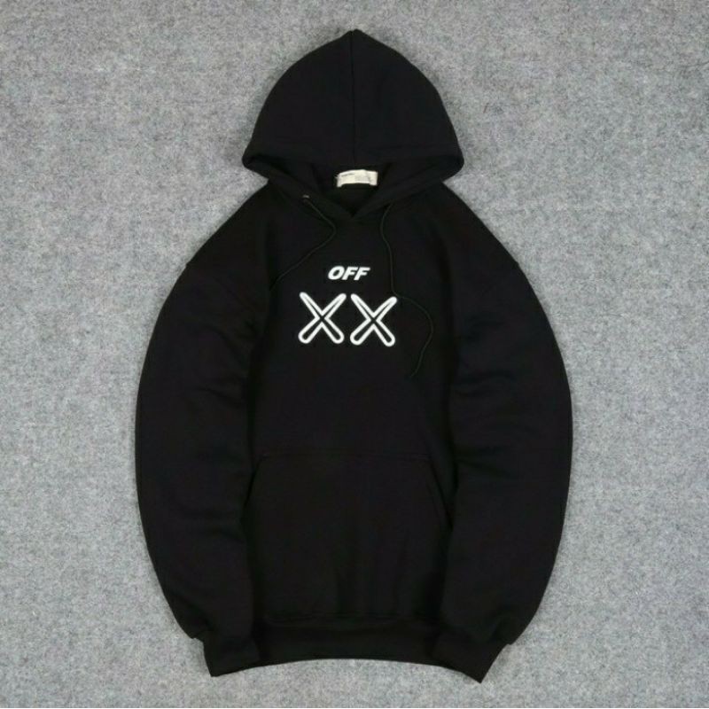 Sweater Hoodie Off White Uniqlo X Kaws Fulltag &amp; Lebel