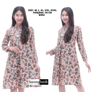 Image of thu nhỏ Atasan Dress Batik Wanita Remekan TB0019SB #1