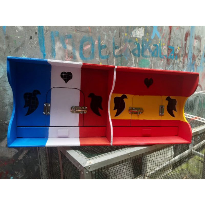 GUPON BURUNG DARA MERPATI BENDERA GANDENG