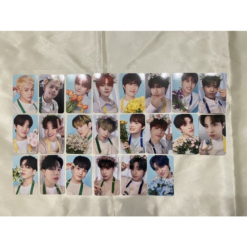 Treasure blooming tincase photocard + postcard