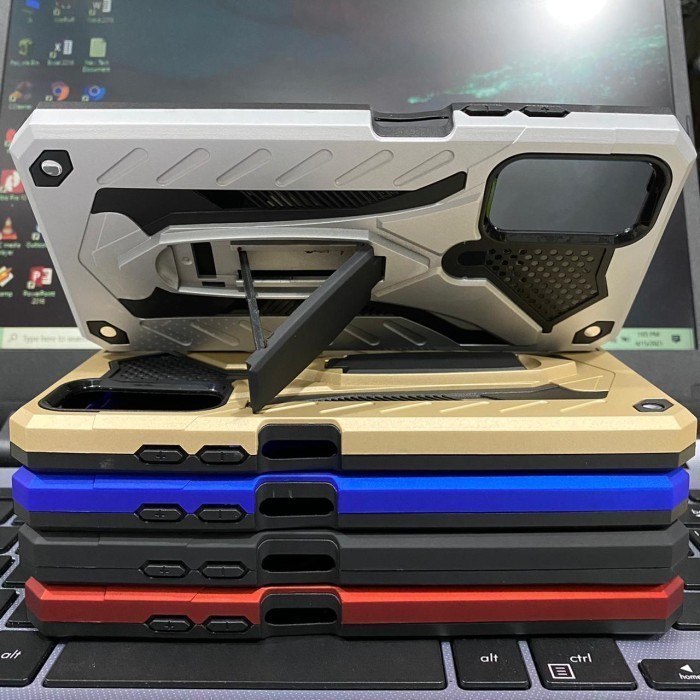 REDMI NOTE 10/REDMI NOTE 10 PRO HARDCASE SPIGEN ARMOR TRANSFORMER,PHANTOM TRANSFORMER KICK STAND