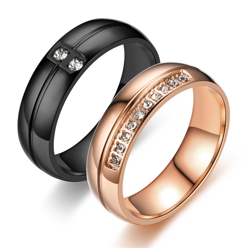 Cincin Couple Titanium / Cincin Couple Murah / Cincin Couple Anti Karat / Cincin Tunangan C099