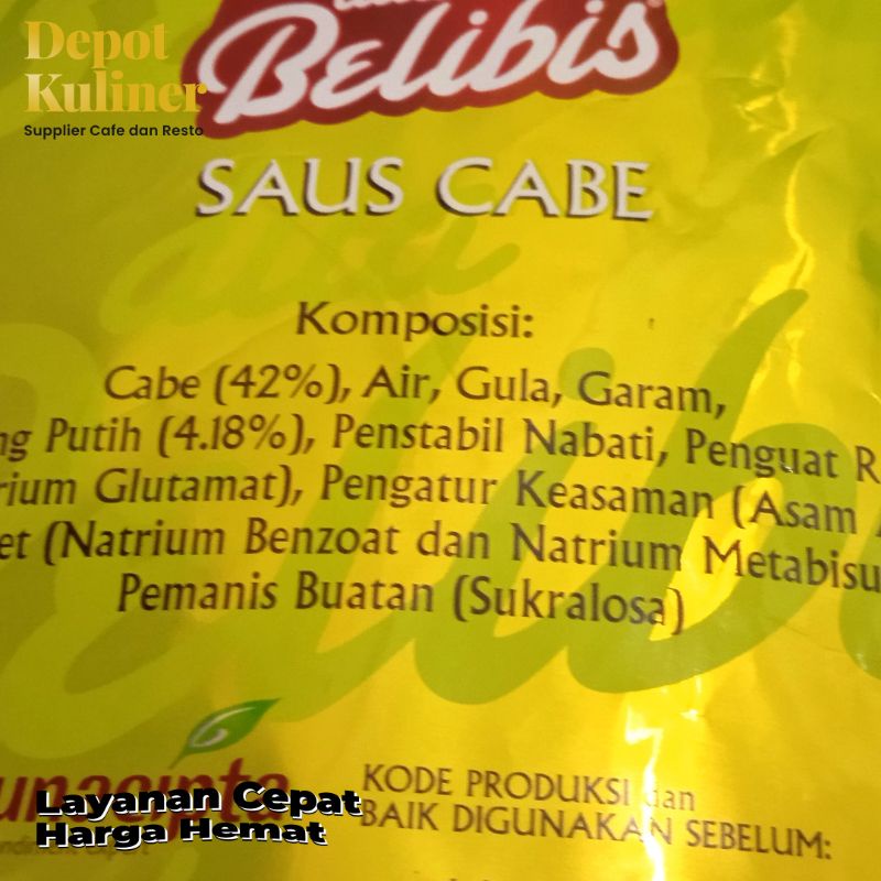 Saus Cabe Saos Dua Belibis Chilli