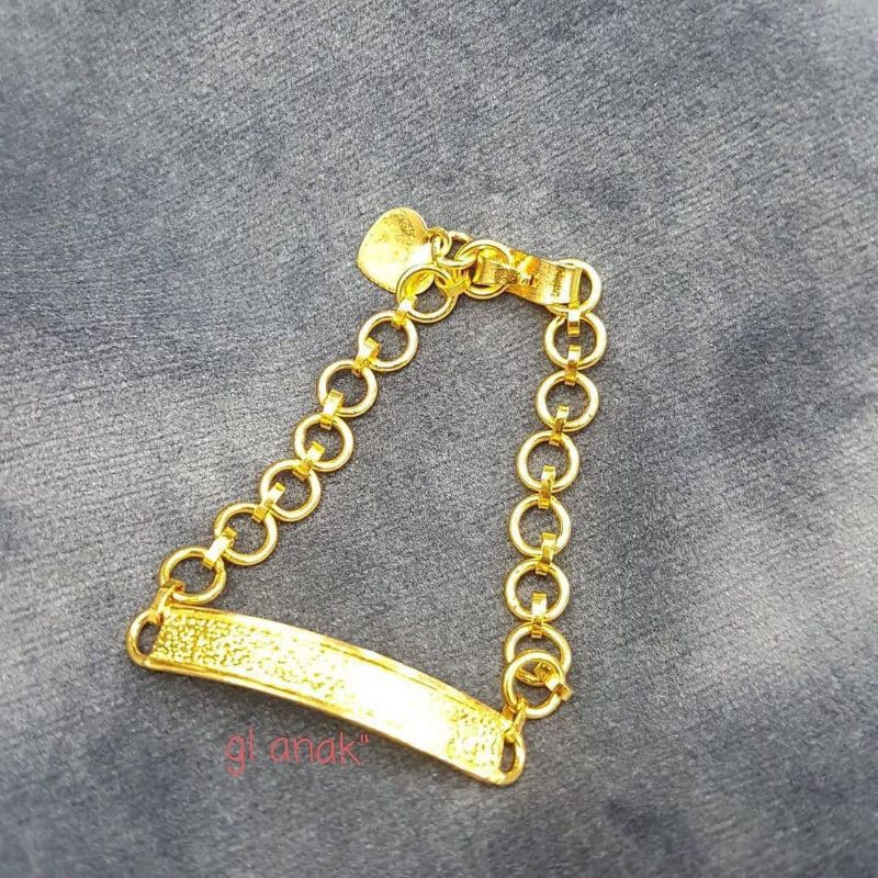 gelang anak imitasi emas London penang