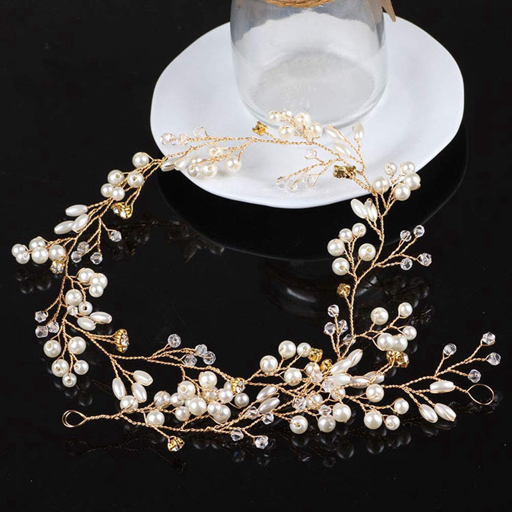 Ladies Charming Crystal Pearl Flower  Hair Clips / Women Elegant Wedding Bridal Snap Barrette Hair pins / Diamond U-type Desgin Hair Sticks / Girls Wedding Trendy Hair Accessories