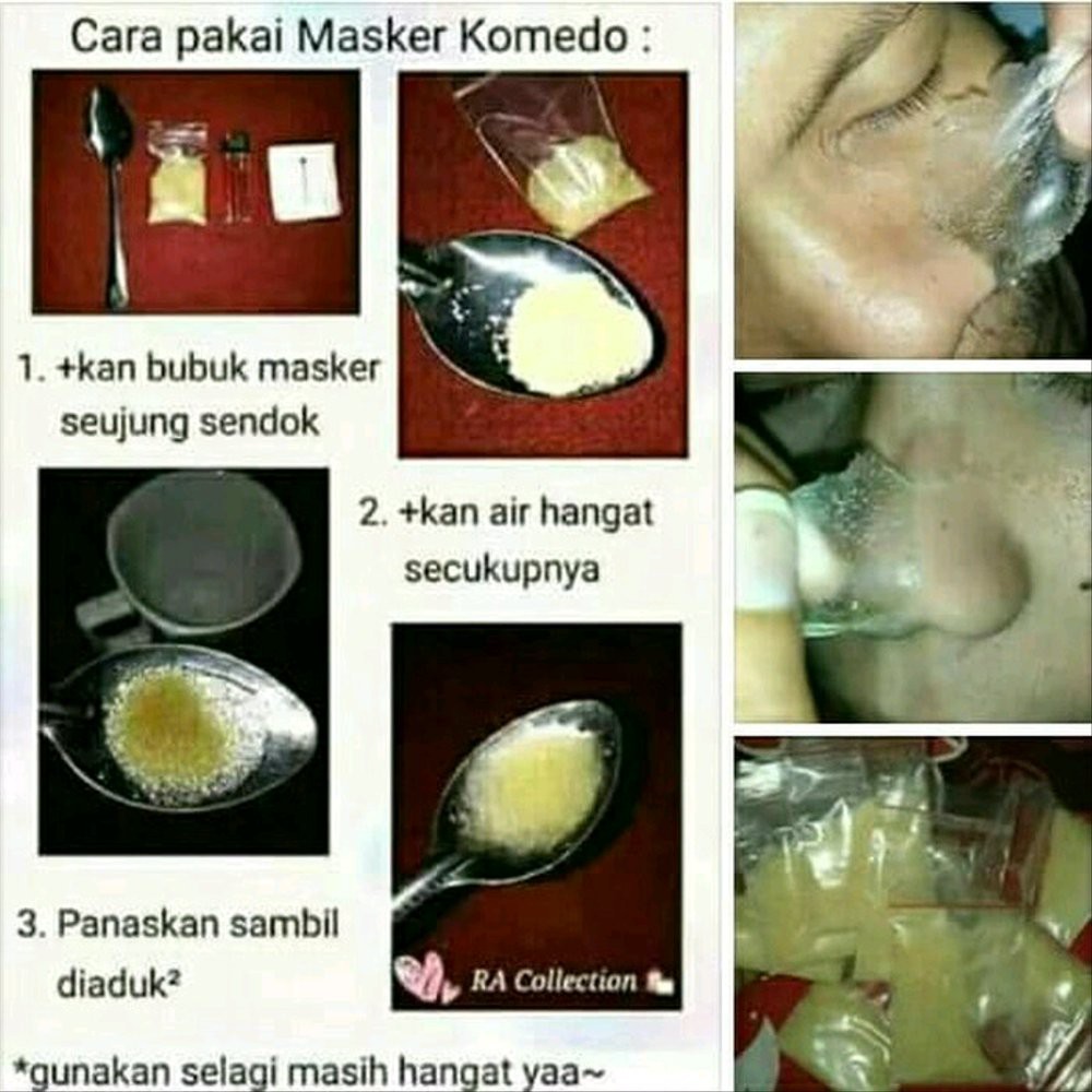 Masker Gelatin Komedo Serbuk 3gr Masker Tulang Sapi Gelatin Untuk Komedo Shopee Indonesia