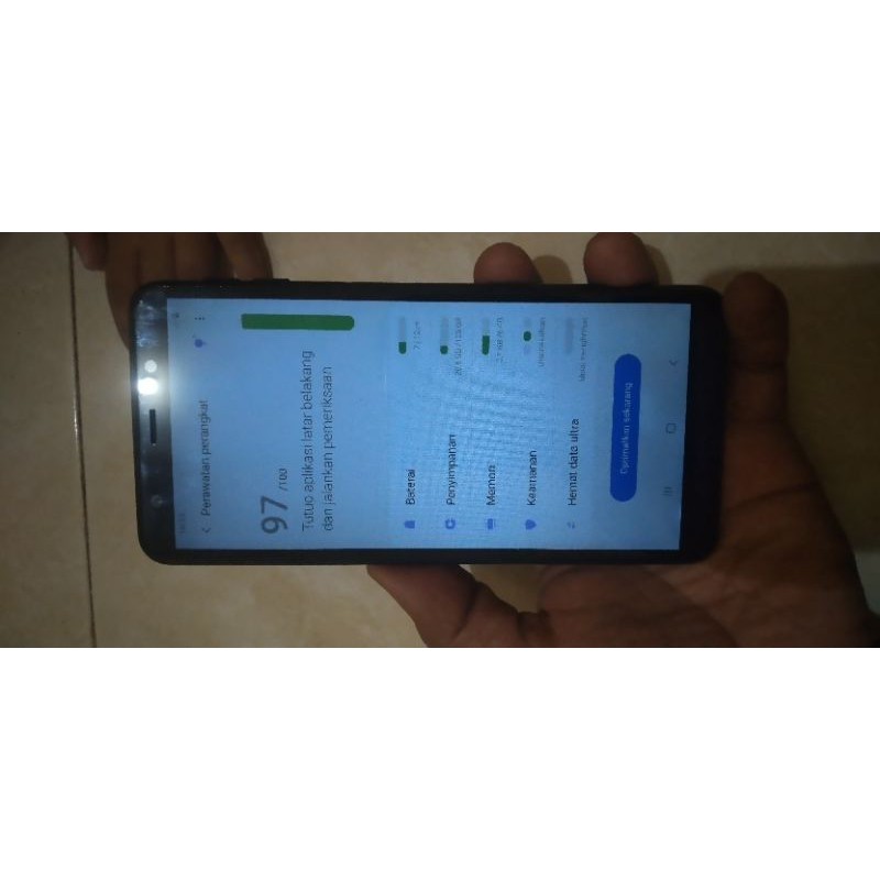 HP samsung A7 2018 Ram 6 128 GB