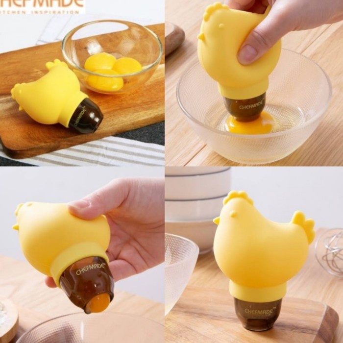 chefmade egg yolk separator wk9216 / pemisah kuning telur bentuk ayam