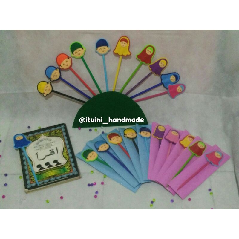 

Kalam/ Penunjuk Iqra Flanel Lucu Unik Tidak Mudah Patah