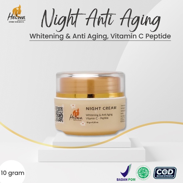 NIGHT CREAM ANTI AGING HELWA BEAUTYCARE