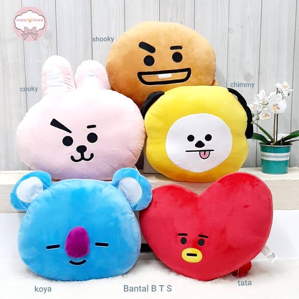 BANTAL KARAKTER BOBA/BANTAL BOBA/BANTAL BT21/BANTAL BT21/BONEKA BT21/BANTAL BT21 LUCU