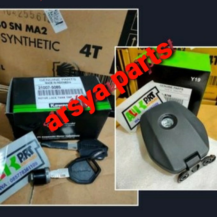 tutup tangki tutup tengki set w175 tr w175tr w175 cafe Original Kawasaki