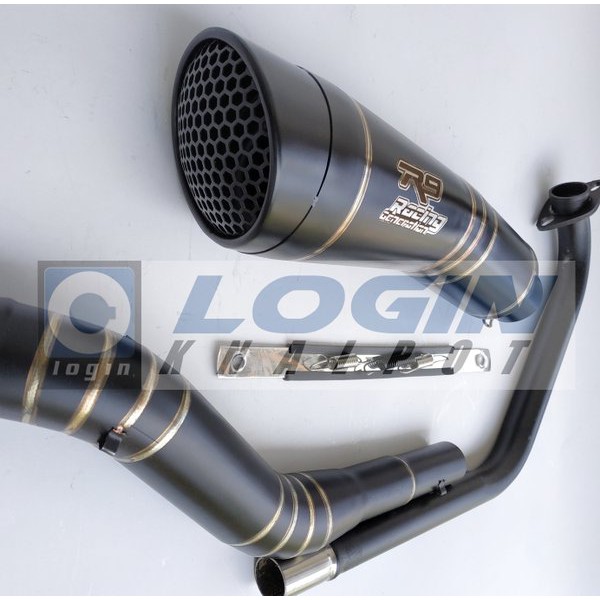 Knalpot R9 H2 Black Scorpio