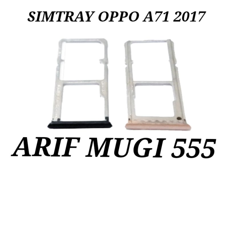 SIMTRAY SIM TRAY TEMPAT KARTU SIMLOCK OPPO A71 2017 ORIGINAL