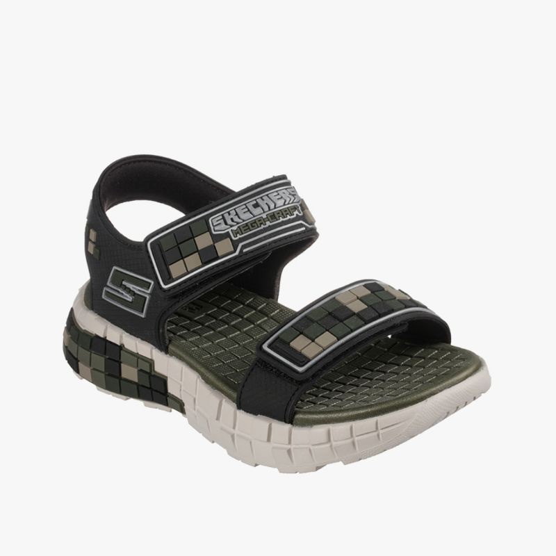Skechers MEGA CRAFT Boys Grade School Sandals 'Black' - SKECHERS KIDS SALE
