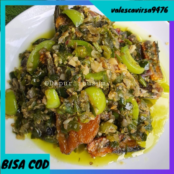 

⭐BISA COD⭐ Ikan Asin Gabus Sambal Ijo