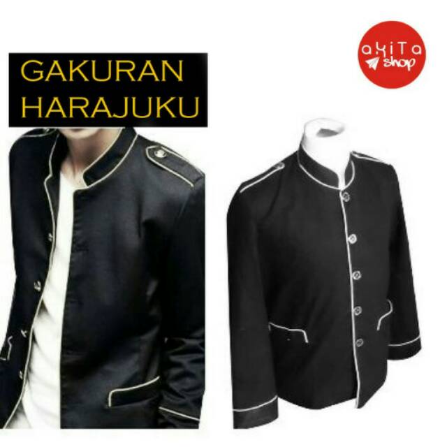 Jaket Gakuran Harajuku Tokyo Japan Style