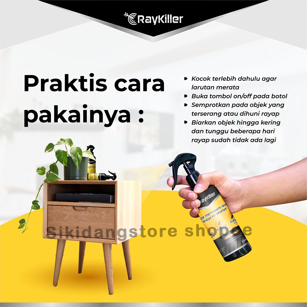 RayKiller Obat Pembasmi Rayap Khusus Furnitur Rumah Original Bergaransi