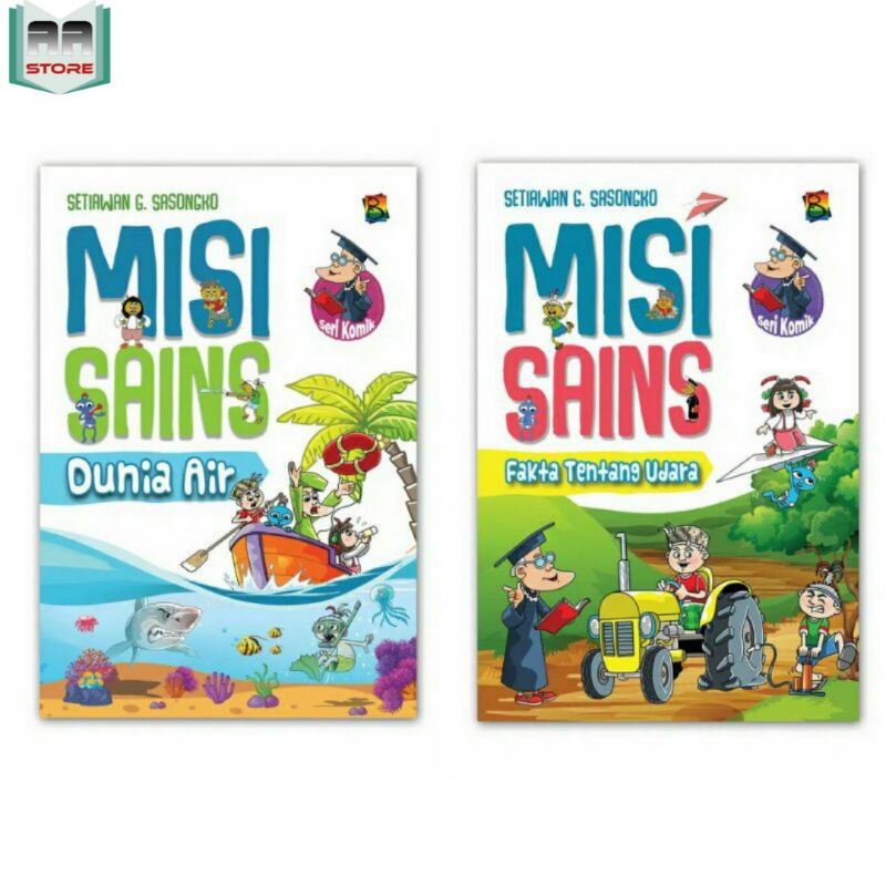 Buku Pengetahuan Anak - Komik Anak - Seri Misi Sains