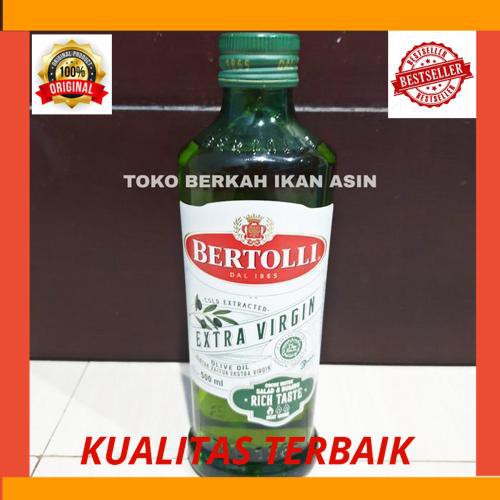 

New BERTOLLI Extra Virgin Oil Rich Taste 500 ml / Minyak Zaitun - HIJAU TUA
