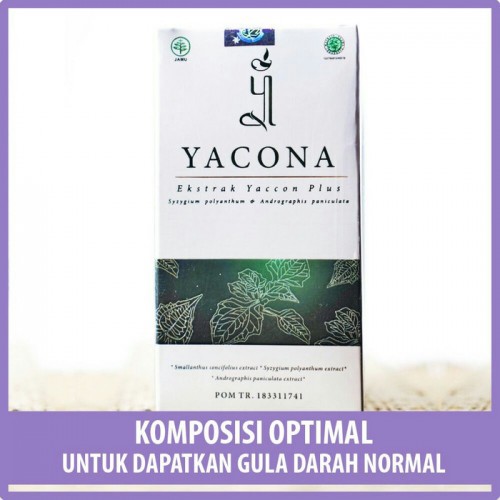 

YACONA - Obat Herbal Diabetes Penurun Kadar Kencing Manis