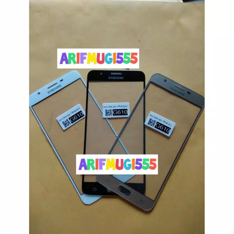 KACA LCD TOUCHSCREEN/KACA LAYAR DEPAN SAMSUNG J7 PRIME DIGITIZER G610 ORIGINAL